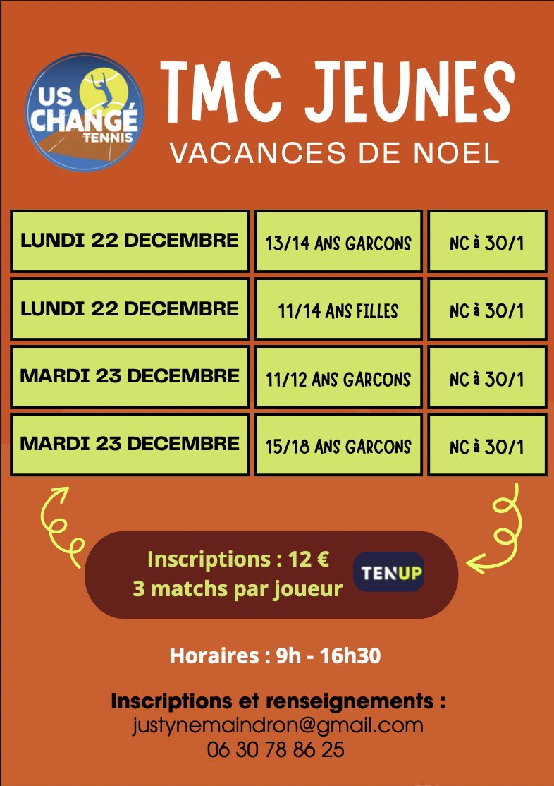 TMC Vacances de Noël 2025