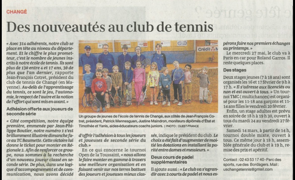 On parle de nous…